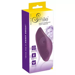 Panty vibrator Sweet Smile 05971550000 — remote-control, rechargeable, waterproof, silicone, 11.5×5.2 cm, 59 g