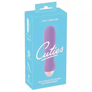 Mini vibrator you2toys Silicone Purple Cuties Mini — silicone, 7 modes, 12.5 cm, Ø 2.3–3.1 cm