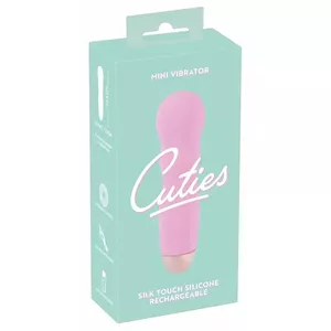 Mini vibrator you2toys Silicone Pink — rechargeable, waterproof, 7 modes, 12.4 cm, Ø 2.3–3.3 cm