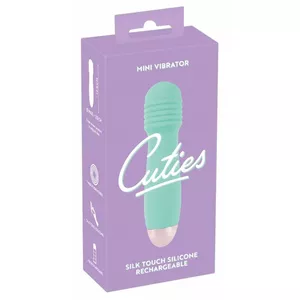 Mini vibrator you2toys Silicone Green — 12.5 cm length, Ø 2.3–3 cm, 7 vibration modes, USB rechargeable, waterproof