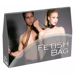 Кожаная fetish-сумка с регулируемым ремнем Fetish модель 06362580000 — набор-сюрприз для пар