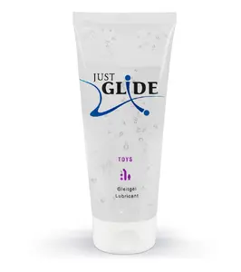 Ūdens bāzes lubrikants rotaļlietām just glide 200 ml — drošs rotaļlietām, maiga formula