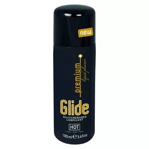 Смазка HOT Premium Silicone Glide 100 — силиконовая интимная смазка, 100 мл