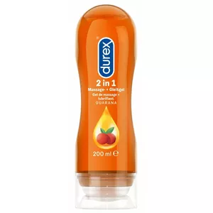Water-based lubricant Durex 8017774 200 ml with guarana extract — lubricant and massage gel