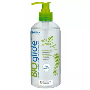Personal water-based lubricant JOYDIVISION BIOglide 500 ml — vegan, skin-friendly, pH-optimised