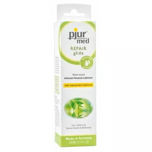 Water-based lubricant pjur med Repair with hyaluronan 100 ml – skin-compatible, condom-safe