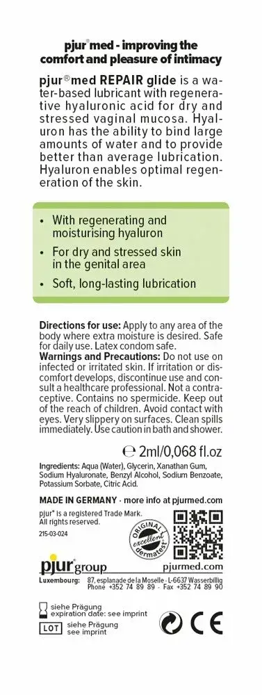 pjur med Repair water-based lubricant 100 ml Photo 4