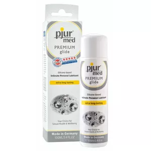 Lubricant pjur med Premium silicone-based vaginal lubricant 100 g, preservative-free, condom compatible