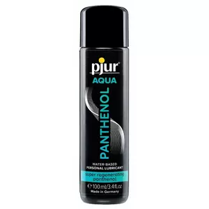Water-based lubricant pjur AQUA Panthenol 100 g – water-based intimate gel with panthenol, dermatologically tested, condom-safe