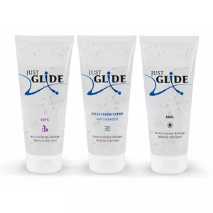 Personal lubricant just glide Lubricant Just Glide 3x200ml – water-based 3-pack (200 ml each)