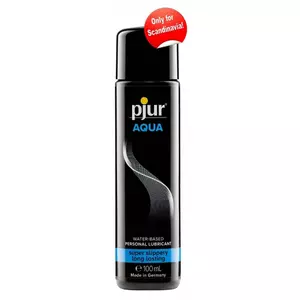 Water-based personal lubricant pjur AQUA 100 ml — water-based formula, dermatologically tested, condom compatible