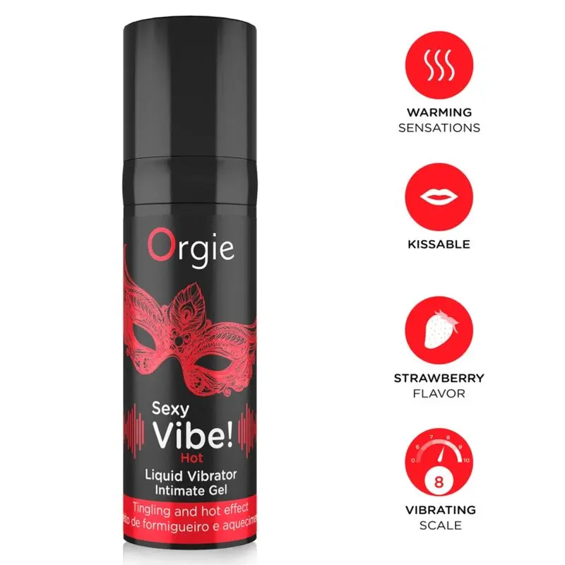 Lubrikants Orgie Sexy Vibe Hot 15 ml Photo 2