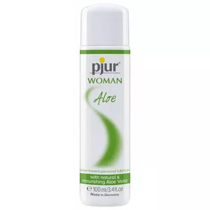 Water-based lubricant pjur Woman Aloe 100 g – aloe vera, pH-balanced, condom-safe