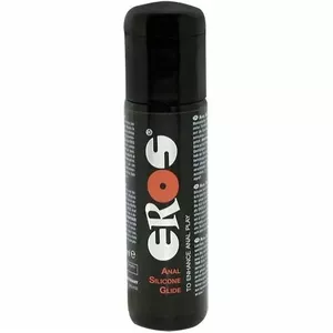 Anal lubricant Eros Anal Glide 100 ml — silicone-based personal lubricant, latex compatible