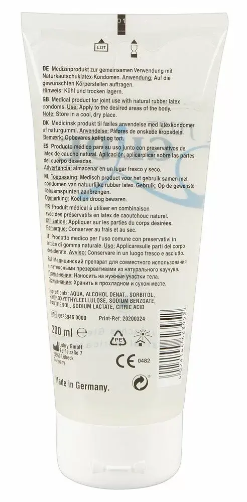 Anal lubricant just glide 200 ml — water-based Photo 2