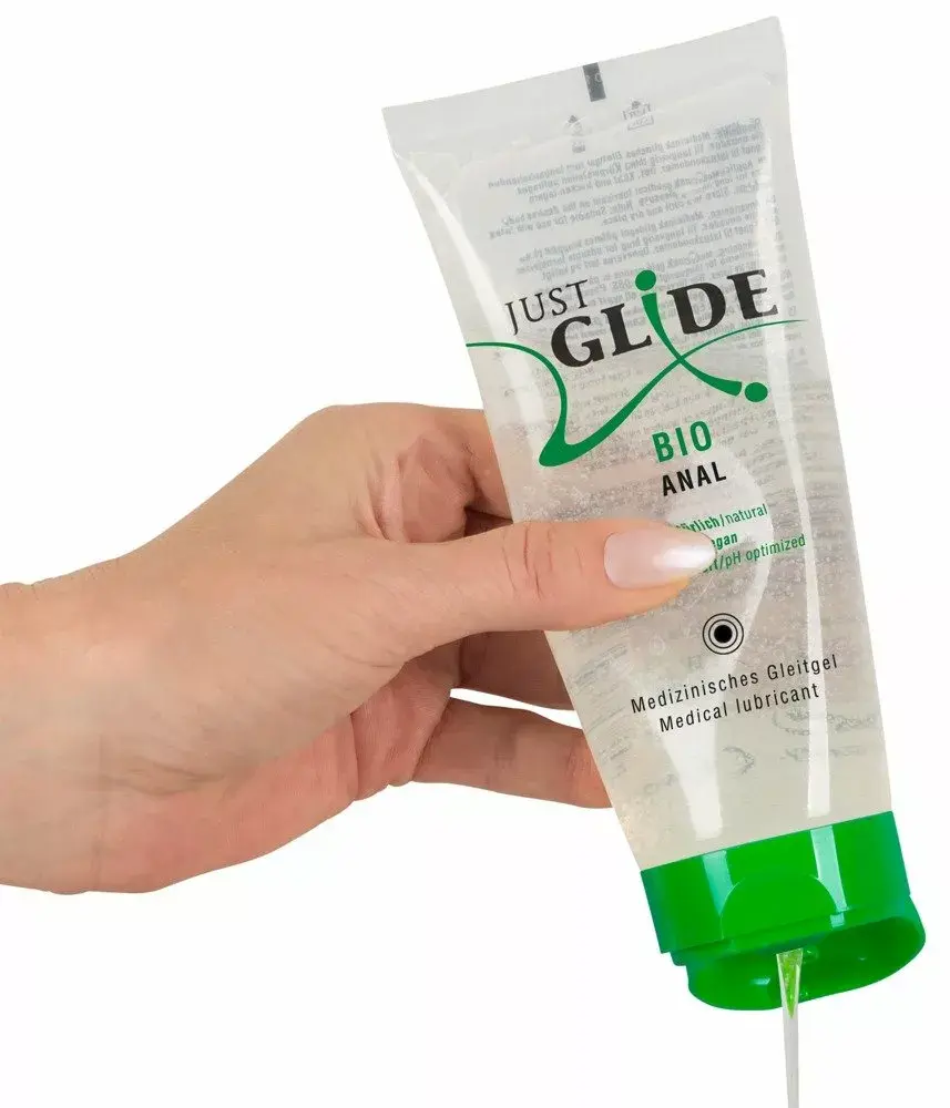 Anal lubricant just glide Bio 200 ml Photo 3