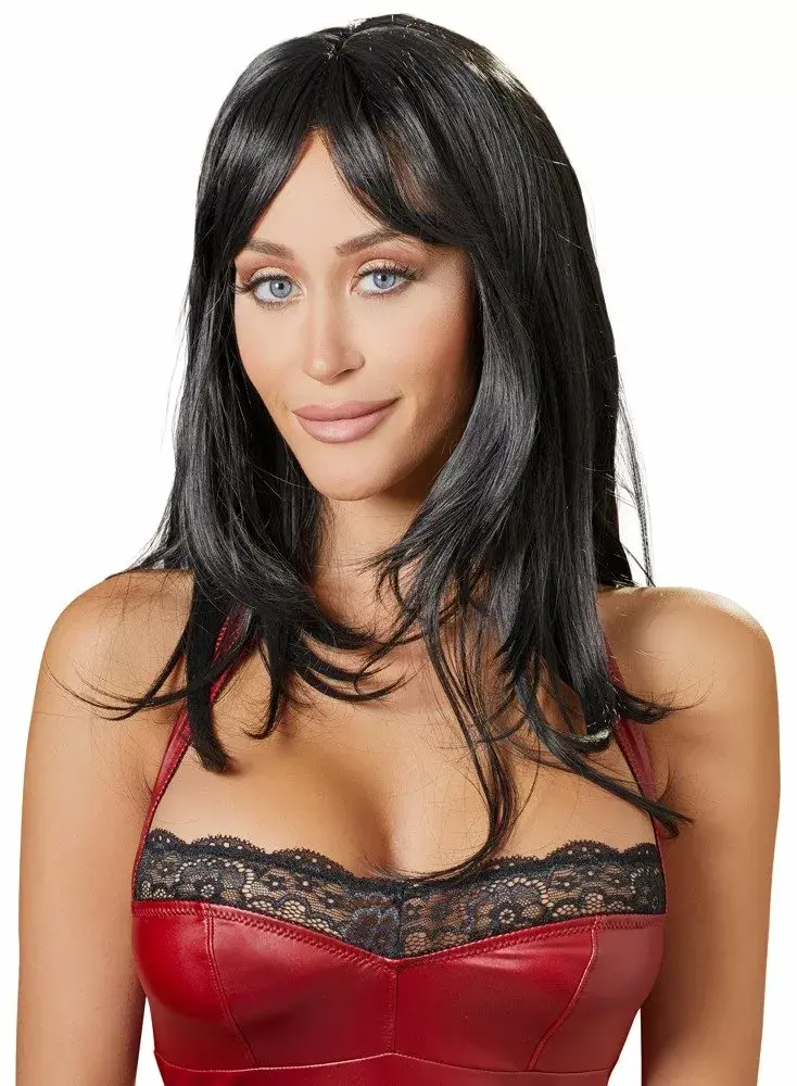 Парик cottelli collection 07791990000 — Длинный черный Photo 3