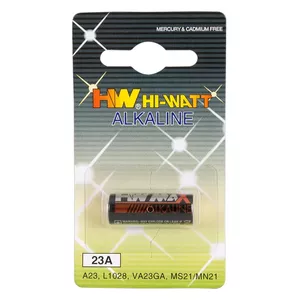 Alkaline battery Energizer LR23A 12V — single cell for remote controls and small devices