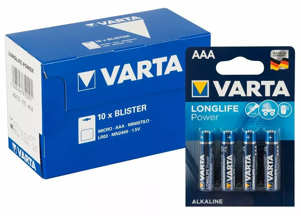 Varta Алкалиновые AAA 1,5В 10 шт Photo 2