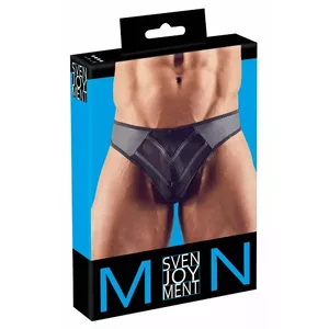 Мужской стринг Svenjoyment 21113301731, размер XL, чёрный, 90% полиэстер/10% спандекс с полиуретановым покрытием