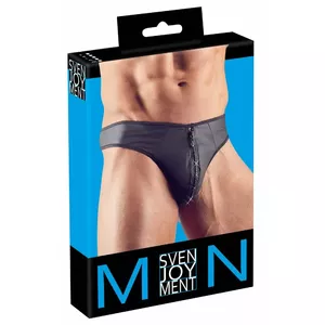 Мужской бикини-стринг Svenjoyment 21113901741, размер 2XL, неопренообразный, молния со стразами, 90% полиэстер 10% спандекс