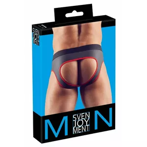 Поддерживающий джокстрэп Svenjoyment 21202163731 — размер XL, полиэстер/спандекс с неопренообразным покрытием и молнией спереди