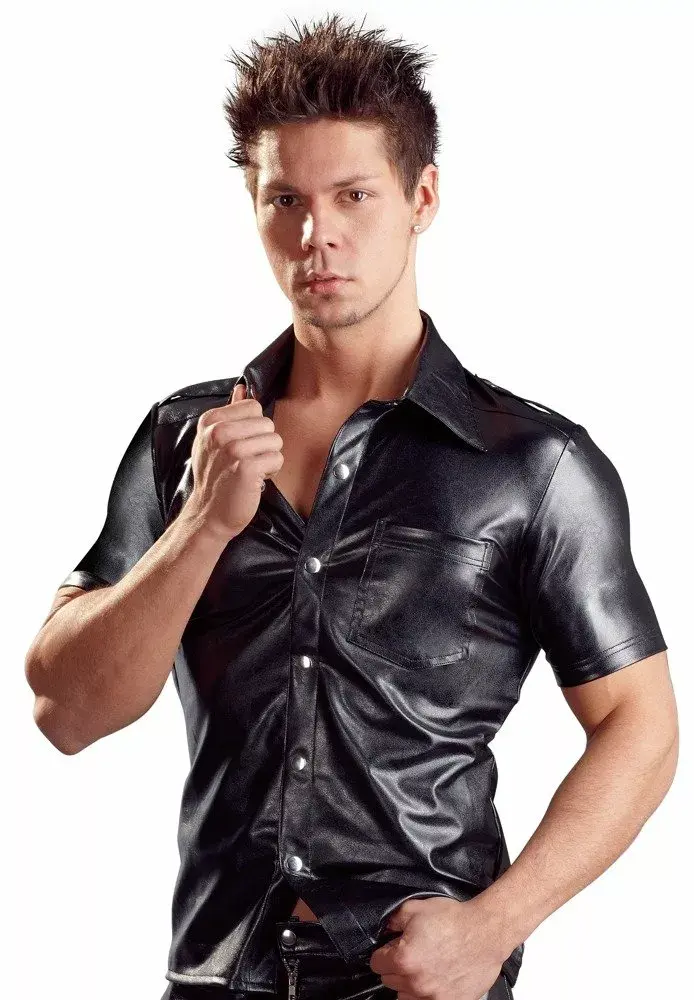Мужская рубашка Svenjoyment Imitat Leather M 21604551711 Photo 2