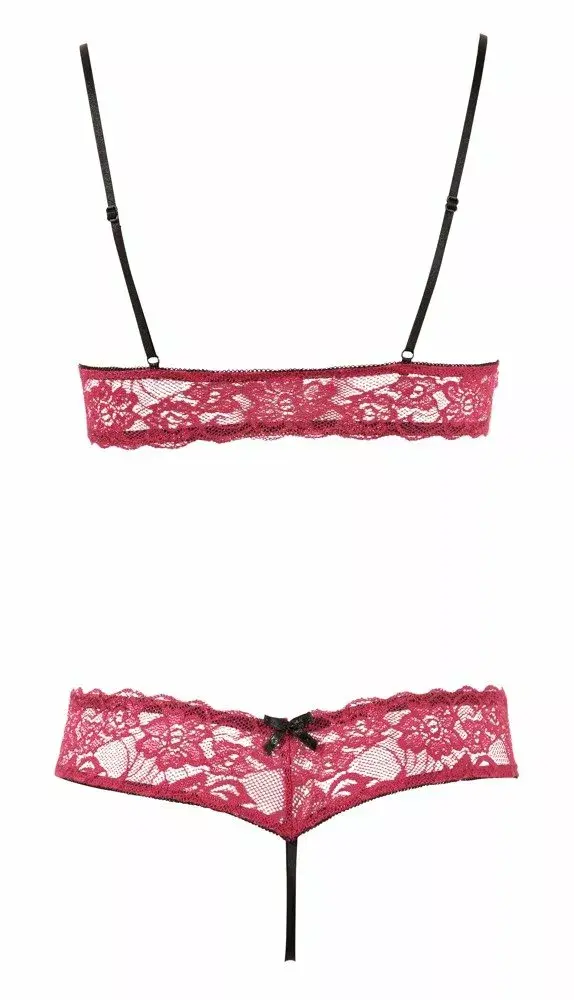 Комплект Cottelli Collection Bra Set M Black Photo 7