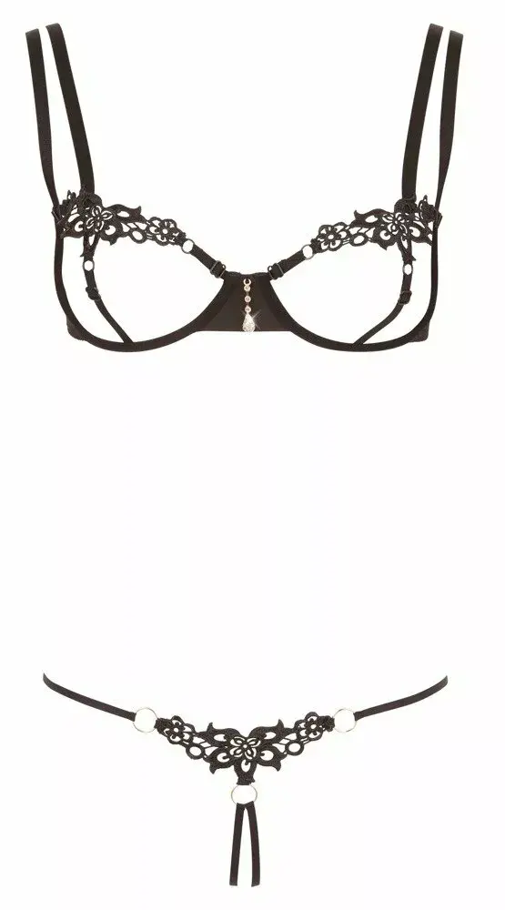 Apakšveļas komplekts cottelli collection Bra Set M Black Photo 4