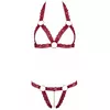 Kolekcijas cottelli collection Bra Set S/M Red Photo 5