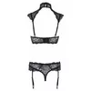 Комплект cottelli collection Bra Set 75B Black Photo 6