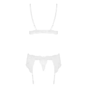 Apakšveļa Obsessive L/XL Caurspīdīga Balta 810-SEG-2