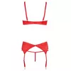Apakšveļas komplekts Cottelli Collection Shelf Bra 80C sarkans Photo 8
