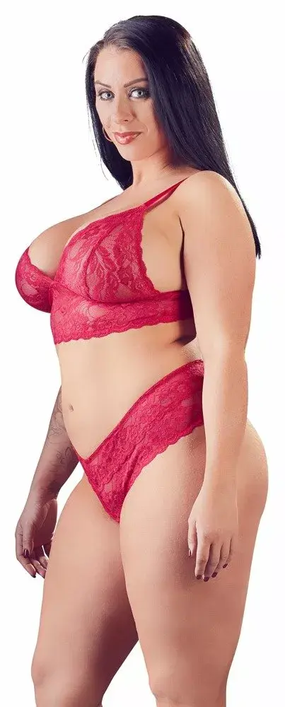 Apakšveļas komplekts Cottelli Collection krūšturis un biksītes 4XL Photo 3