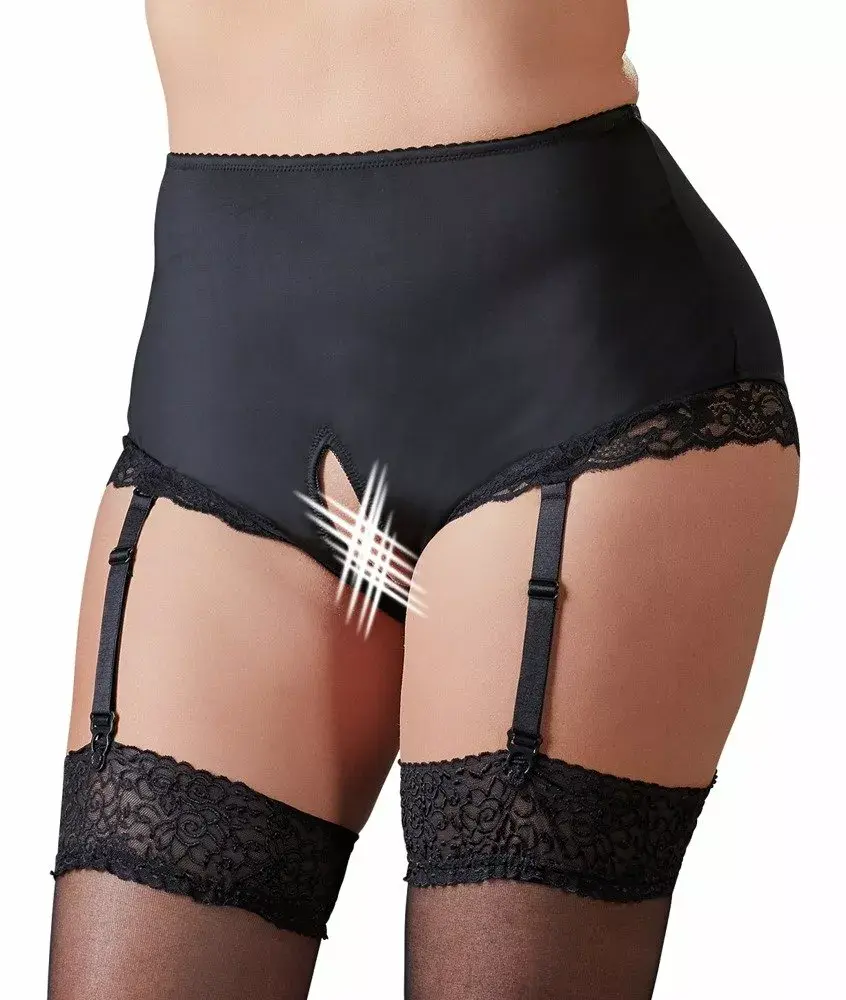 Трусики cottelli collection Open Suspender Briefs XL Photo 2