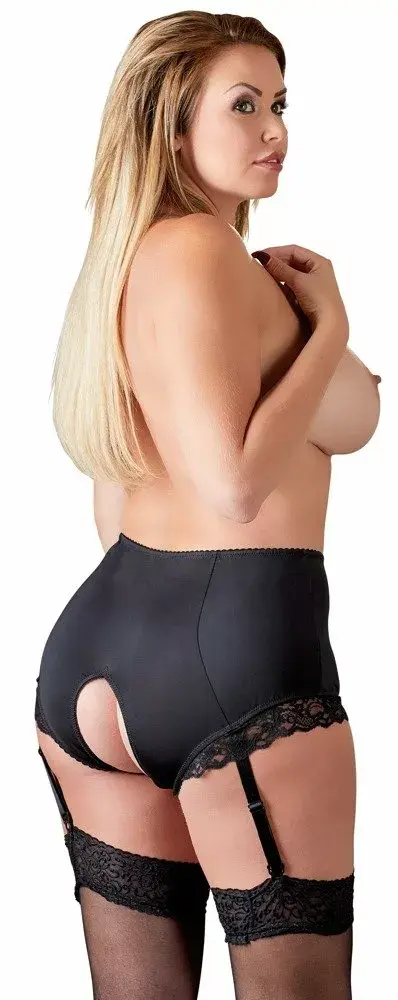 Трусики-пояс cottelli collection Открытые кружево 2XL Photo 7
