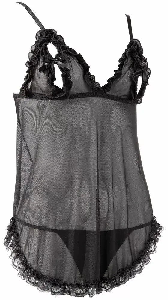 Неглиже Babydoll cottelli collection L Черный Photo 4