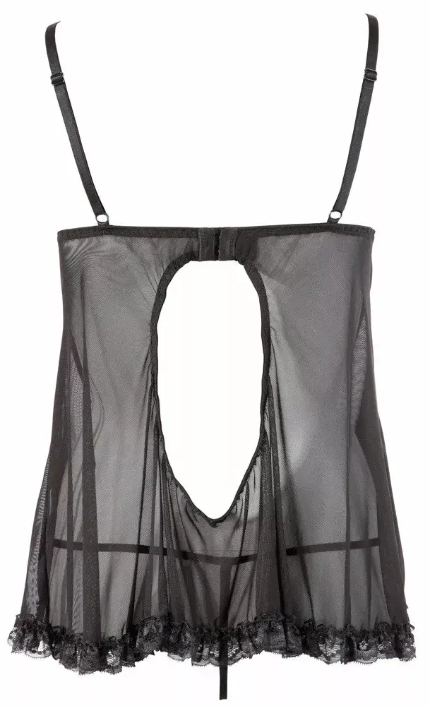 Неглиже Babydoll cottelli collection L Черный Photo 6