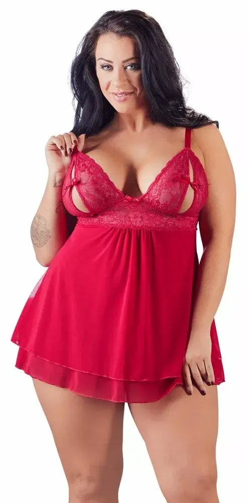 Неглиже-бэбидолл cottelli collection 2XL красный Photo 2