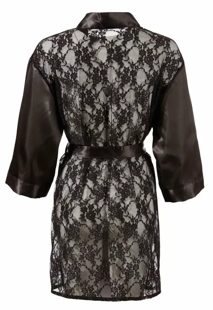 Короткий кружевной кимоно cottelli collection S/M Photo 6