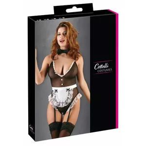Эротический боди cottelli collection 24705351031, powernet, размер M, без застежки в шагу, кружево, регулируемые бретели