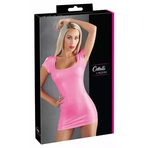 Платье cottelli collection модель 27174413031 — горячий розовый, размер M, 60% полиуретан/36% полиэстер/4% спандекс