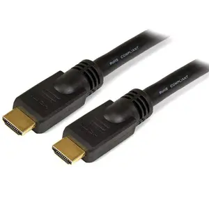 HDMI cable StarTech 10 m — High Speed HDMI Type A to Type A, 10.2 Gbit/s, gold-plated contacts, black