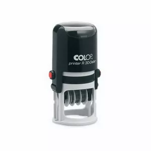 Самонабивающаяся датировочная печать COLOP Printer R30 ISO YYYY-MM-DD с черным штемпельным подушкой