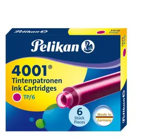 Pen refill Pelikan 321075 — ballpoint ink refills, pink ink, pack of 6