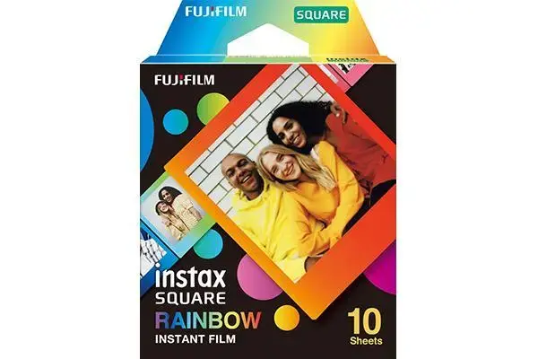 Fujifilm instax SQUARE Rainbow Momentālā fotofilma