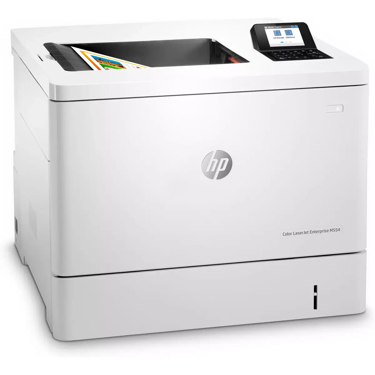 Принтер HP Color LaserJet Enterprise M554dn Photo 3
