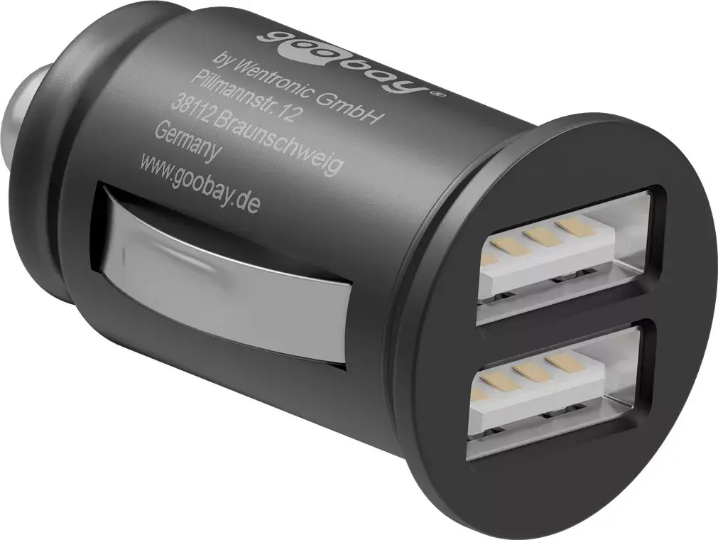 Auto lādētājs Goobay Dual-USB 15.5 W Photo 2