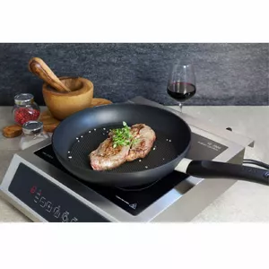 Caso Thermo Control Hob TC 3500 Number of burners/cooking zones 1, Induction, Touch control, Black/Stainless steel, Induction