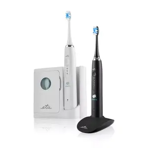Electric sonic toothbrush ETA ETA370790010 for adults — 2 handles, 4 brush heads, Intense/Sensitive/Massage, Li-Ion battery